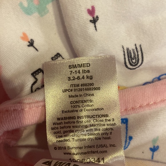 4 pack Original Swaddle Me by Summer swaddles 0-3 mo S/M - Picture 7 of 7